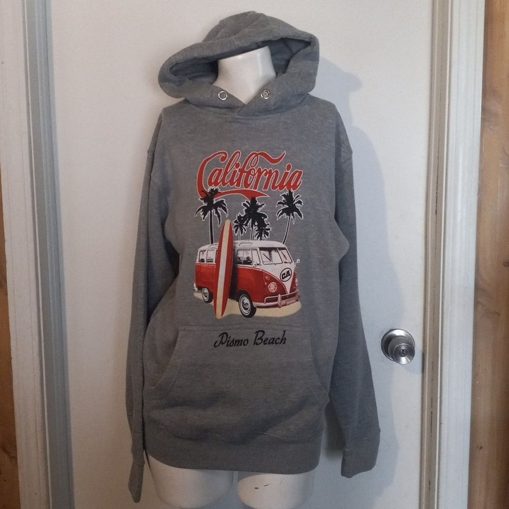 Pismo Beach California Pullover Hoodie Size S